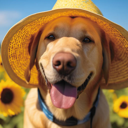 Picture of DOG BLANK CARD INSIDE